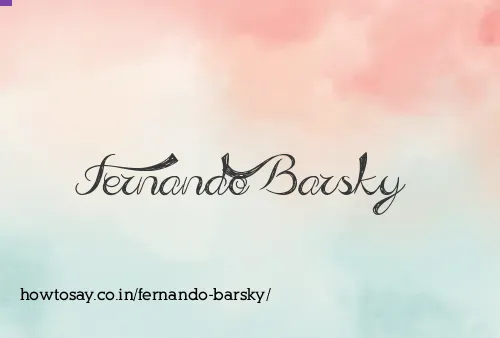 Fernando Barsky