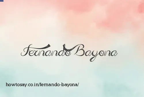 Fernando Bayona