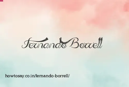 Fernando Borrell