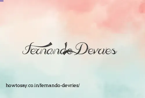 Fernando Devries