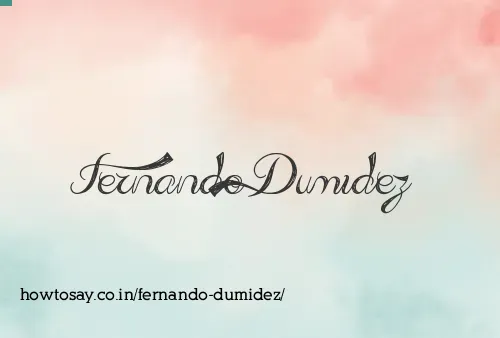 Fernando Dumidez