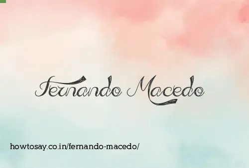 Fernando Macedo