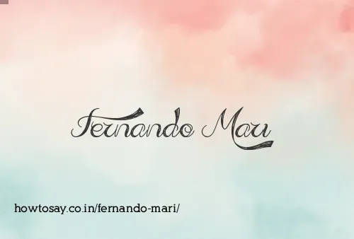 Fernando Mari