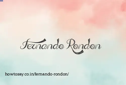 Fernando Rondon