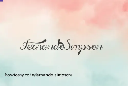 Fernando Simpson