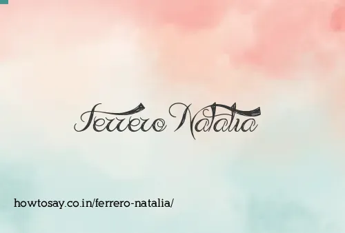 Ferrero Natalia