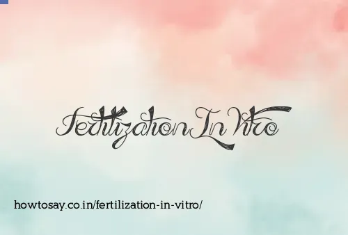 Fertilization In Vitro