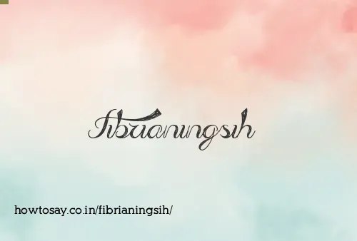 Fibrianingsih