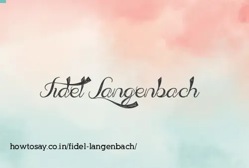 Fidel Langenbach