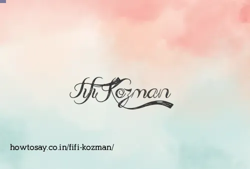 Fifi Kozman