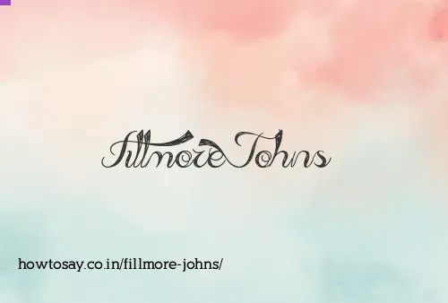 Fillmore Johns