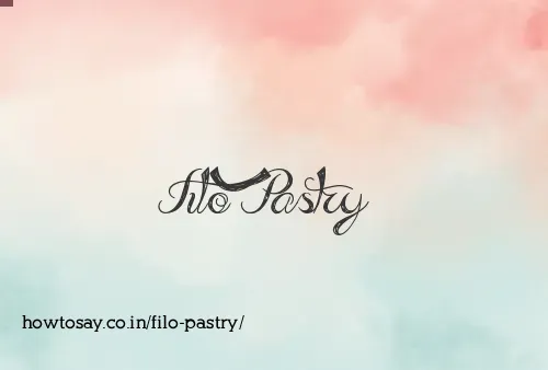 Filo Pastry