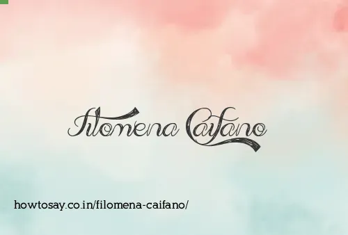 Filomena Caifano