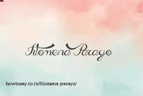Filomena Parayo