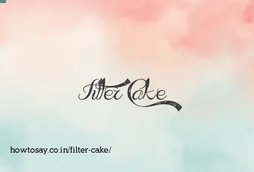 Filter Cake