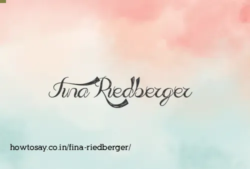 Fina Riedberger