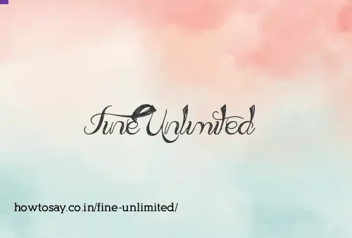 Fine Unlimited