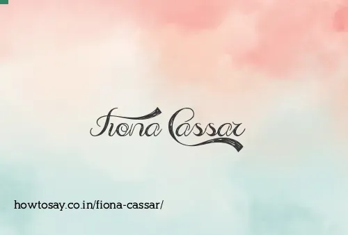 Fiona Cassar