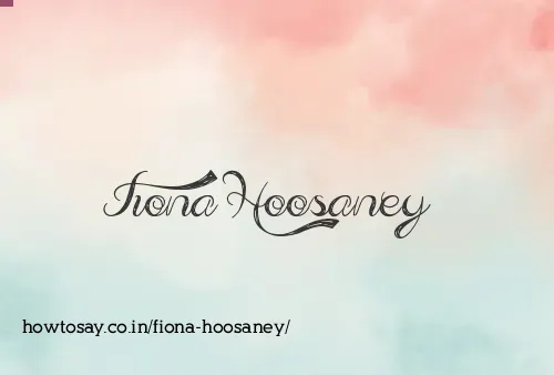 Fiona Hoosaney