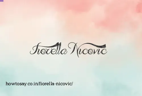 Fiorella Nicovic