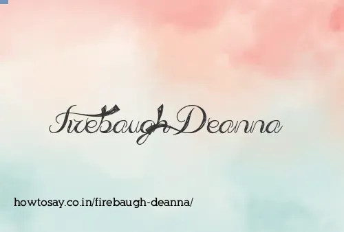 Firebaugh Deanna