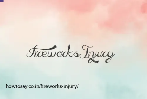 Fireworks Injury
