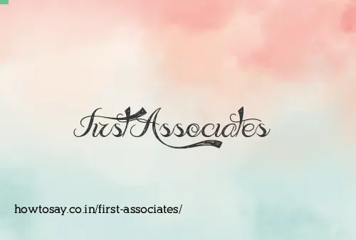 First Associates