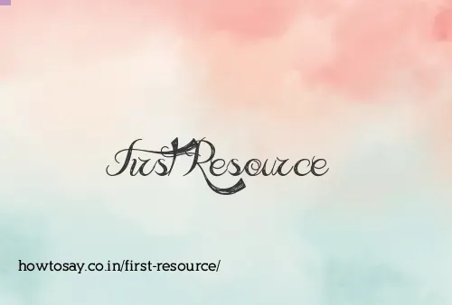 First Resource
