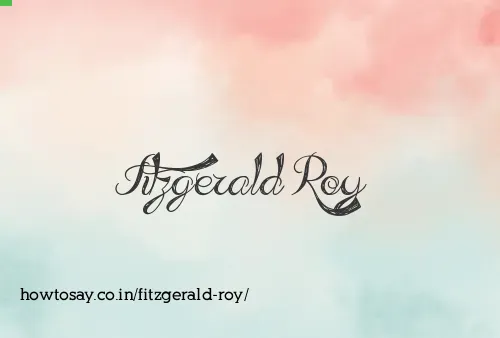 Fitzgerald Roy