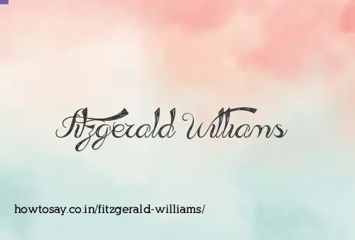 Fitzgerald Williams