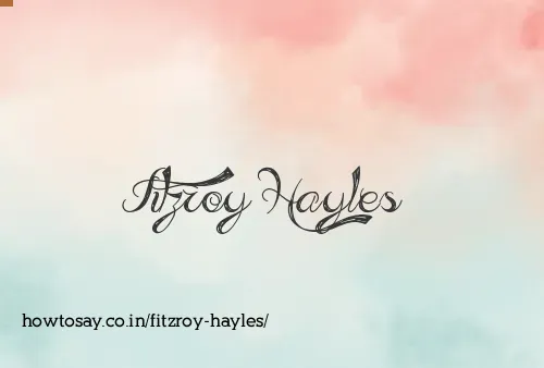 Fitzroy Hayles