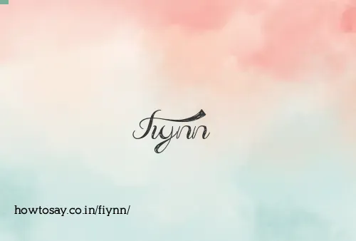 Fiynn