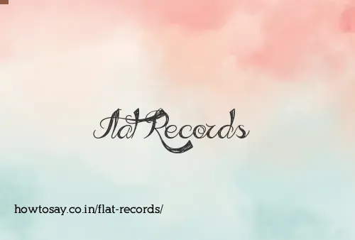 Flat Records