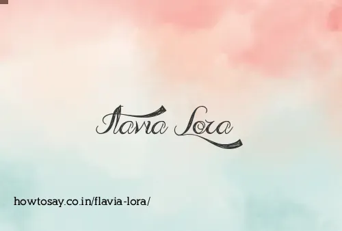 Flavia Lora