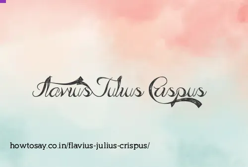 Flavius Julius Crispus