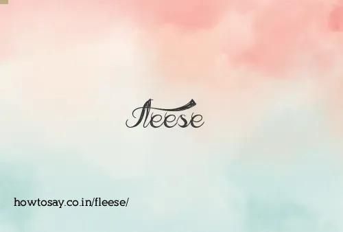 Fleese