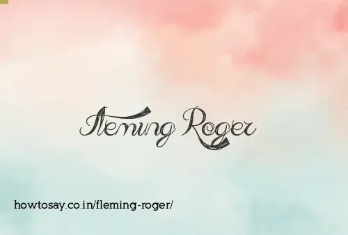 Fleming Roger