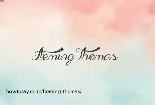 Fleming Thomas