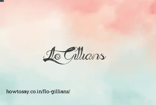 Flo Gillians