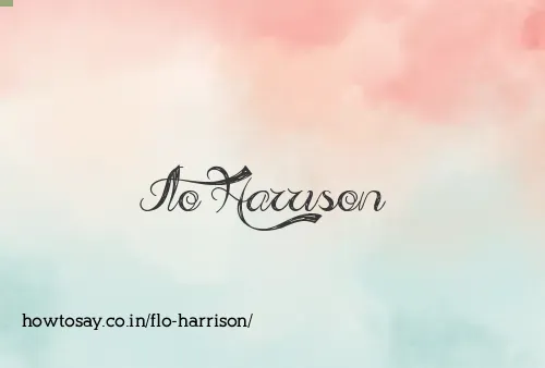 Flo Harrison