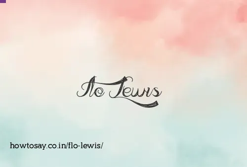 Flo Lewis