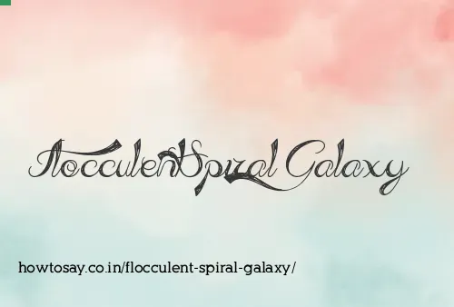 Flocculent Spiral Galaxy