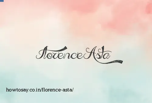 Florence Asta