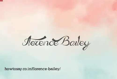 Florence Bailey