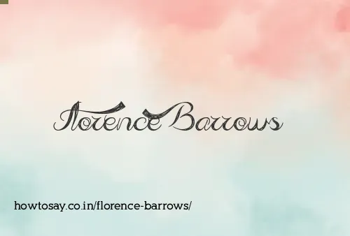 Florence Barrows
