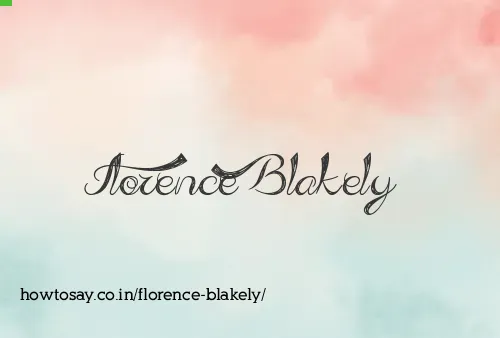 Florence Blakely