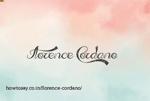 Florence Cordano