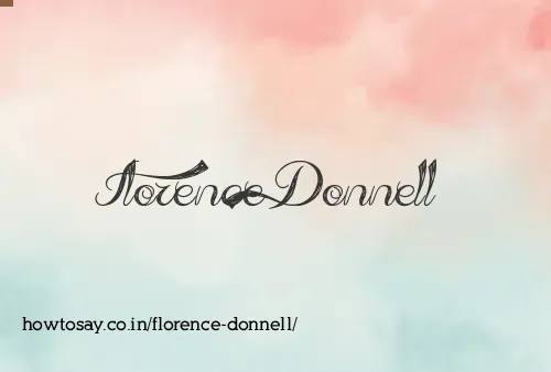 Florence Donnell