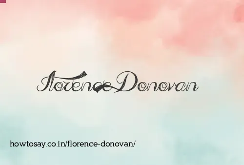 Florence Donovan