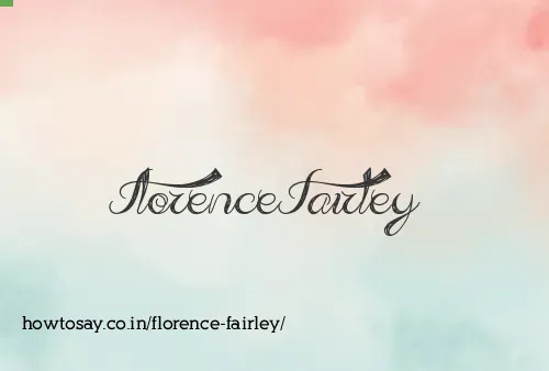 Florence Fairley
